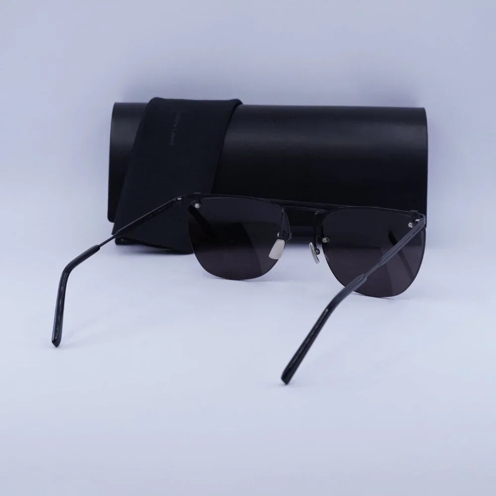 🕶️ New Saint Laurent SL600 001 Sunglasses - Black Frame, Black Lenses